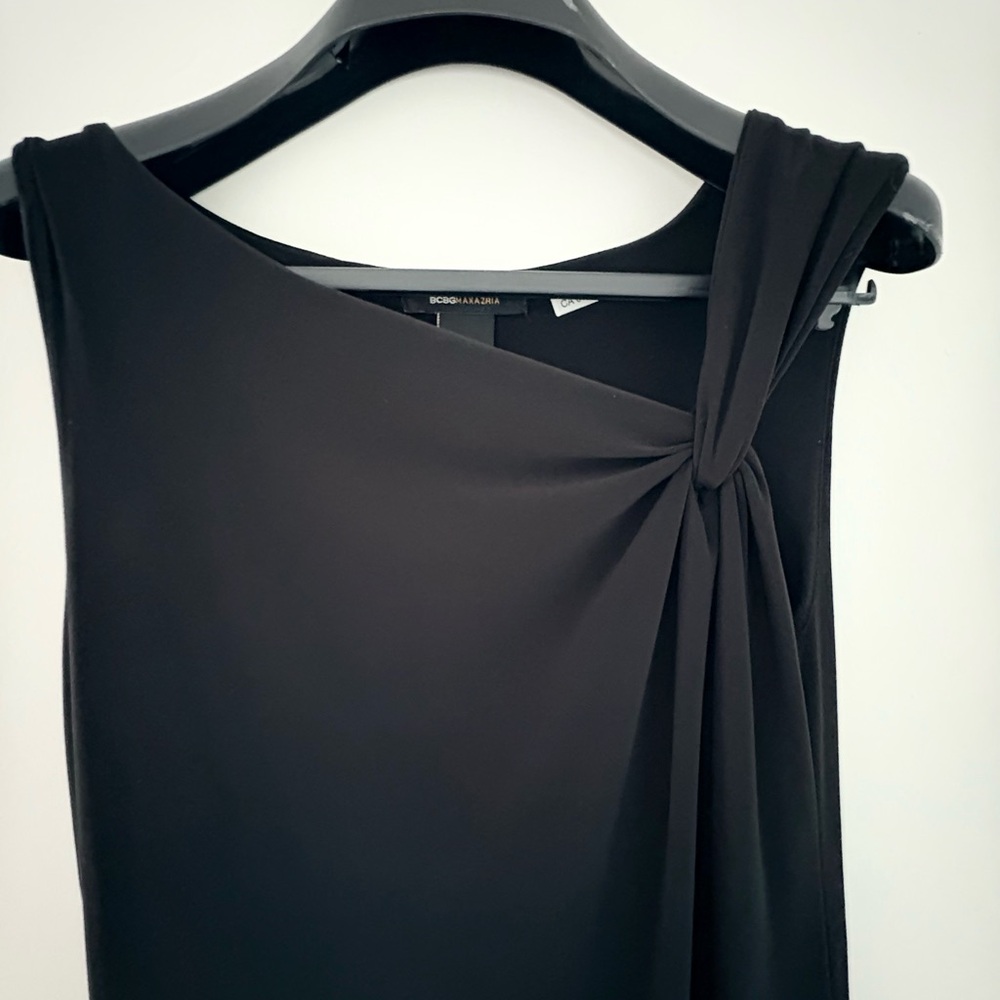 BCBGMaxAzria Black Asymmetrical Dress